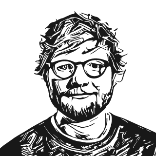 Mugshot of popular singer/songwriter Ed Sheeran who has probably never heard of the Hull band Starlarker